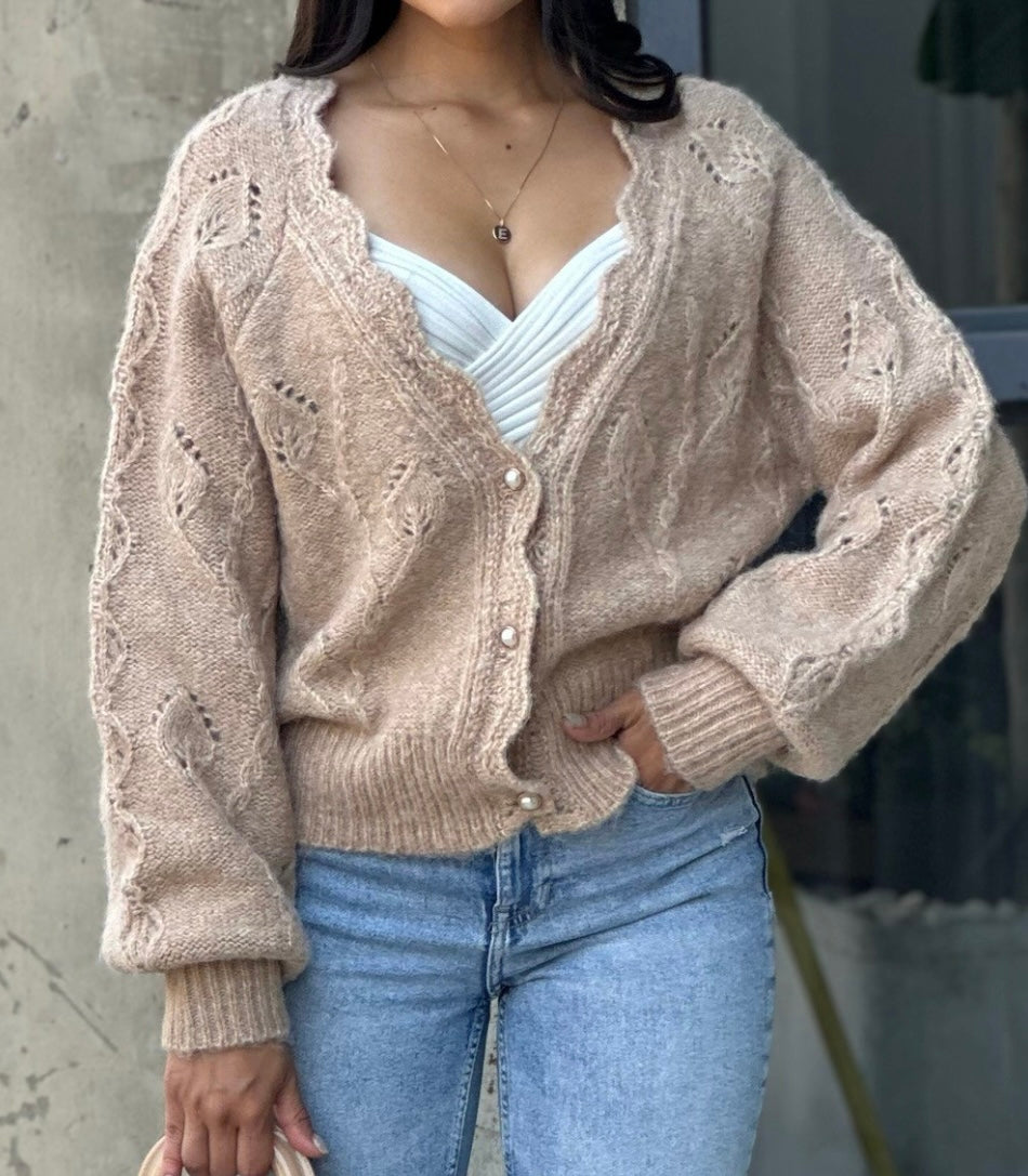 Suéter cardigan